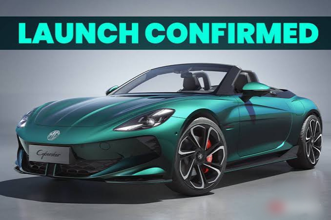 mg cyberster launched in India &. Price